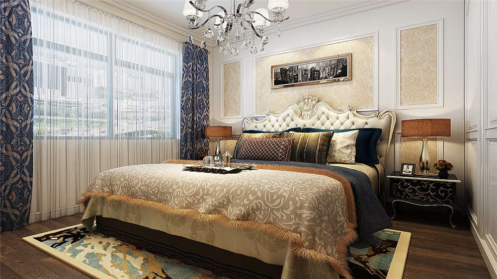 龍湖九里晴川-現(xiàn)代簡(jiǎn)約-臥室設(shè)計(jì)效果圖